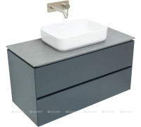 Тумба под раковину Allen Brau INFINITY 100 см антрацит матовый 1.21003.AM