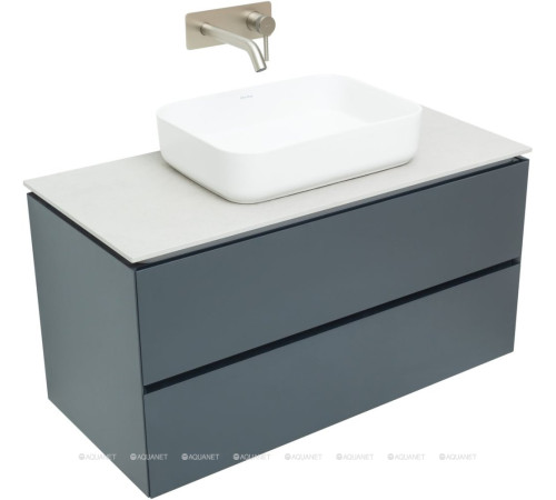 Тумба под раковину Allen Brau INFINITY 100 см антрацит матовый 1.21003.AM
