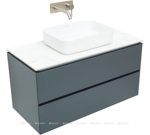 Тумба под раковину Allen Brau INFINITY 100 см антрацит матовый 1.21003.AM