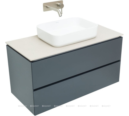 Тумба под раковину Allen Brau INFINITY 100 см антрацит матовый 1.21003.AM