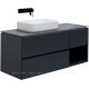Тумба под раковину Allen Brau INFINITY 120 L антрацит матовый 1.21005.AM