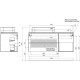 Тумба под раковину Allen Brau INFINITY 120 L антрацит матовый 1.21005.AM