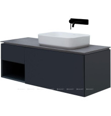 Тумба под раковину Allen Brau INFINITY 120 R 1+1 антрацит матовый 1.21008.AM