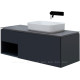 Тумба под раковину Allen Brau INFINITY 120 R 1+1 антрацит матовый 1.21008.AM