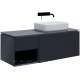 Тумба под раковину Allen Brau INFINITY 120 R 1+1 антрацит матовый 1.21008.AM