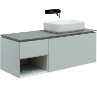 Тумба под раковину Allen Brau INFINITY 120 R 1+1 папирус белый матовый 1.21008.PWM