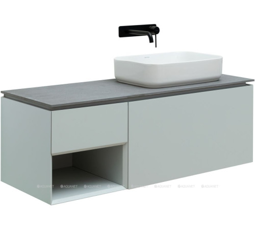 Тумба под раковину Allen Brau INFINITY 120 R 1+1 папирус белый матовый 1.21008.PWM