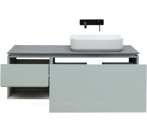 Тумба под раковину Allen Brau INFINITY 120 R 1+1 папирус белый матовый 1.21008.PWM