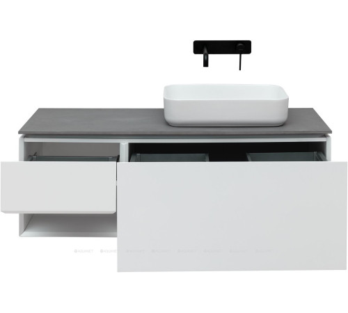 Тумба под раковину Allen Brau INFINITY 120 R 1+1 белый матовый 1.21008.WM