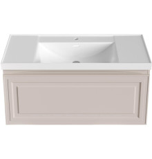 Тумба под раковину Aquanet Агата 110 1 ящик бежевый 00345490