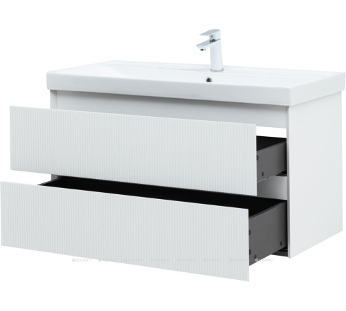 Тумба под раковину Aquanet Altera 100 белый матовый 00337157