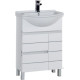 Тумба под раковину Aquanet Доминика 60 цвет белый 00171684