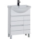 Тумба под раковину Aquanet Доминика 60 цвет белый 00171684
