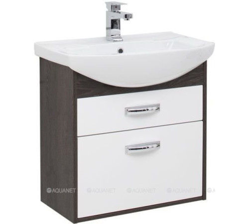 Тумба под раковину Aquanet Грейс 65 2 ящика дуб кантенбери 00198378
