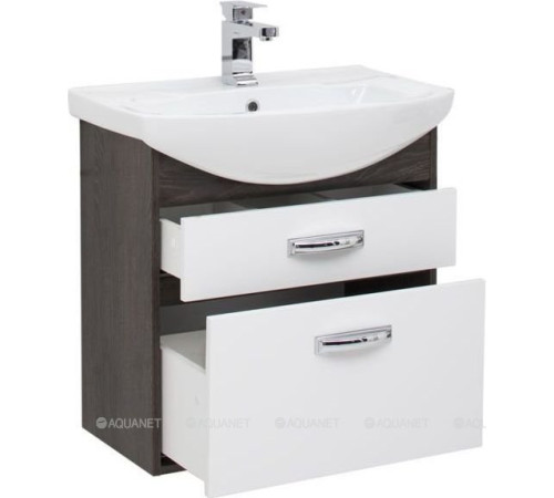 Тумба под раковину Aquanet Грейс 65 2 ящика дуб кантенбери 00198378