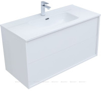 Тумба Aquanet Lino 100 (Flat) белый глянец 00287544