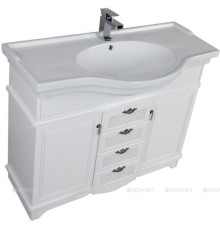 Тумба под раковину Aquanet Луис 100 белая 00172697