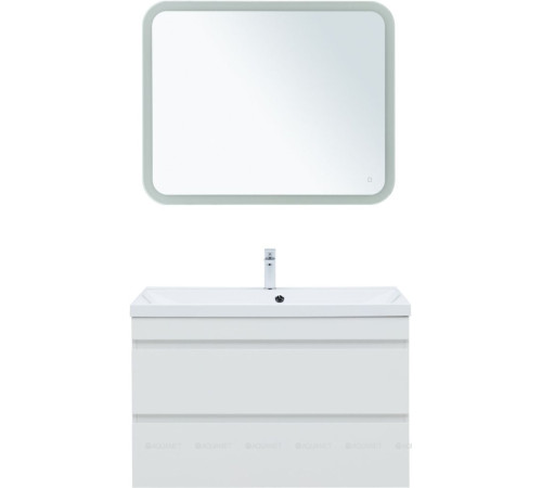 Тумба подвесная Aquanet Нота new 100 белый глянец 00335420