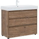 Тумба под раковину Aquanet Nova Lite 100 3 ящика Slim Synergy дуб рустикальный 00302480