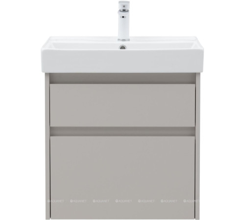Тумба под раковину Aquanet Nova Lite 2.0 60 2 ящика бежевый 00346322