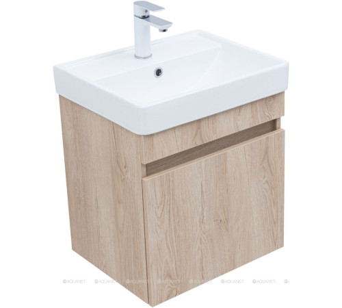 Тумба под раковину Aquanet Оптима 50 дуб светлый 00344802