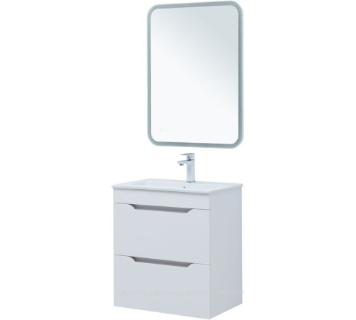 Тумба для ванной Aquanet Практика 60 2 ящика белый матовый 00330457