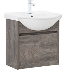 Тумба с раковиной Aquanet Сидней 60 дуб рошелье раковина Shenxin 00345120