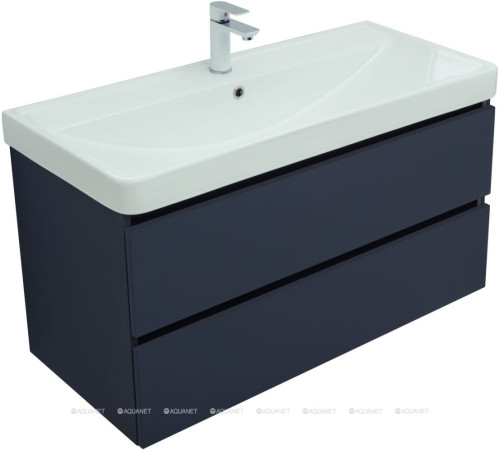 Тумба под раковину Aquanet Вега 2.0 100 2 ящика маренго 00337945