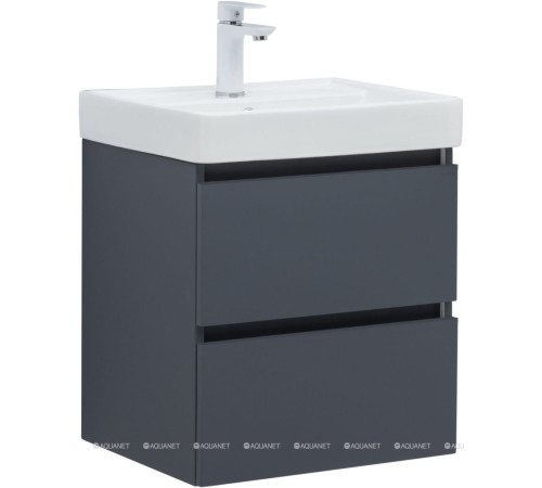 Тумба под раковину Aquanet Вега 2.0 50 2 ящика маренго 00337946