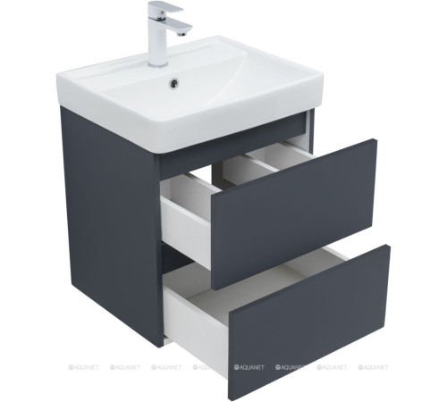Тумба под раковину Aquanet Вега 2.0 50 2 ящика маренго 00337946