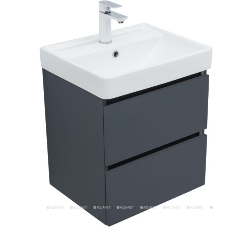 Тумба под раковину Aquanet Вега 2.0 50 2 ящика маренго 00337946