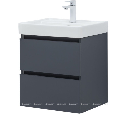 Тумба под раковину Aquanet Вега 2.0 50 2 ящика маренго 00337946