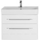 Тумба под раковину Aquanet Виченца 80 белый глянец 00196963