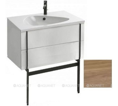 Тумба под раковину Jacob Delafon Nouvelle Vague 80 см ореховое дерево EB3030-E16