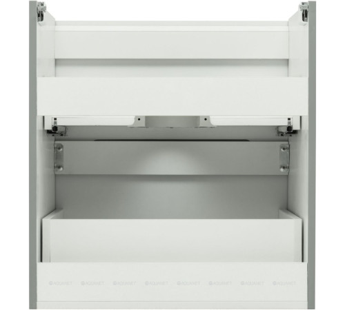 Тумба с раковиной Aquanet Джейн 60 мисти грин раковина Фортуна 00332521