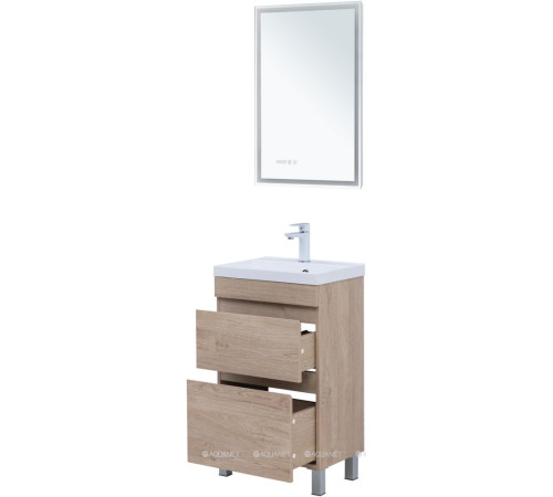 Тумба с раковиной Aquanet Нота New 50 напольная 00345795