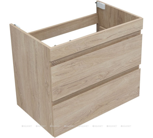 Тумба с раковиной Aquanet Нота New 75 дуб светлый 00335881