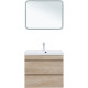 Тумба с раковиной Aquanet Нота New 75 дуб светлый 00335881