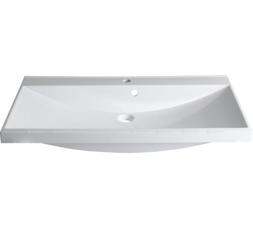 Тумба с раковиной Aquanet Нота New 90 напольная 2 ящика дуб веллингтон табак 00345803