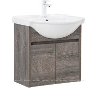 Тумба с раковиной Aquanet Сидней 60 дуб рошелье раковина Shenxin 00354987