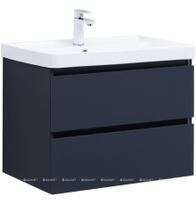 Тумба с раковиной Aquanet Вега 2.0 70 маренго 2 ящика с раковиной Ирис 00344738