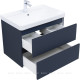 Тумба с раковиной Aquanet Вега 2.0 70 маренго 2 ящика с раковиной Ирис 00344738