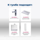 Тумба с раковиной Aquanet Верона 75 напольная 1 ящик 2 дверцы белый 00287670