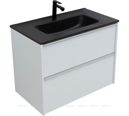 Тумба с раковиной Aquanet Вита 80 белый матовый 00339162