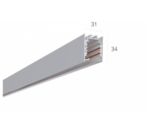 Трек накладной 6063 TR4 0710301