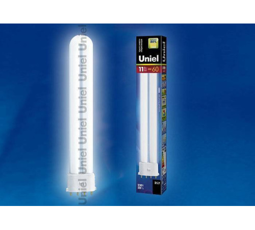 Лампа компактная люминесцентная Uniel ESL-PL 2G7 11Вт 4000K 05936