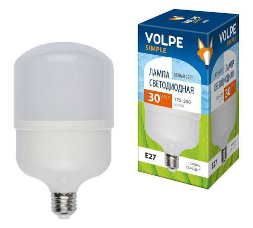 Лампа светодиодная Volpe E27 30Вт 4000K 10811