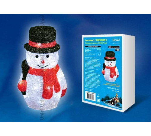 Снеговик световой Uniel ULD 11034