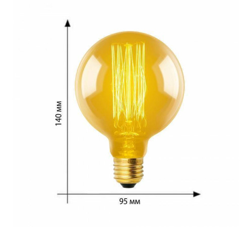 Лампа накаливания Uniel IL-V E27 60Вт K UL-00000479