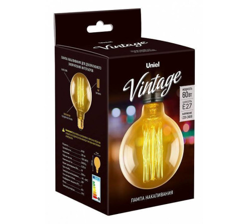 Лампа накаливания Uniel IL-V E27 60Вт K UL-00000479